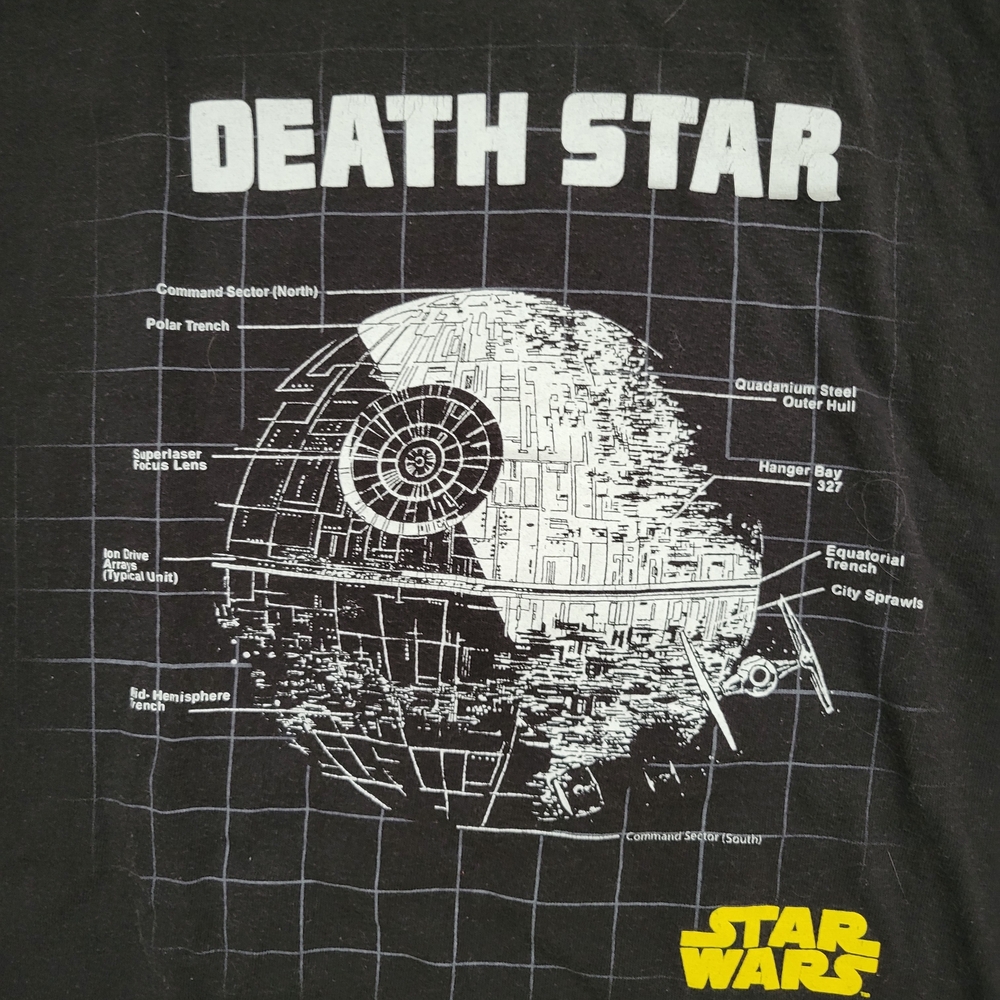 Fifth Sun Black Star Wars Death Star Tee